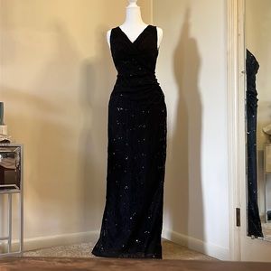 Lauren Ralph Lauren Black Lace Dress